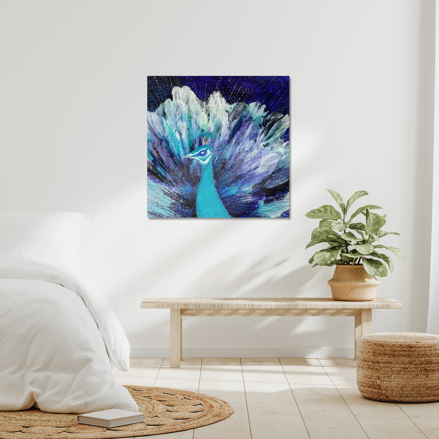 peacock-paintings
