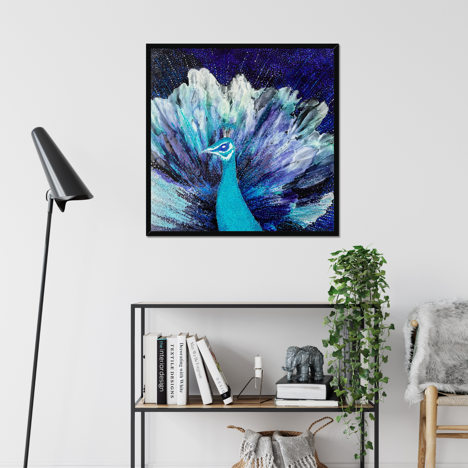peacock-paintings
