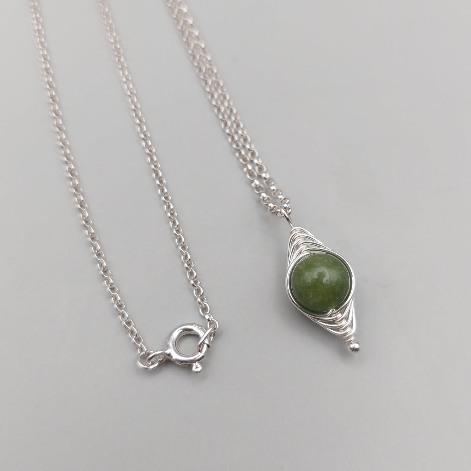positive pea necklace