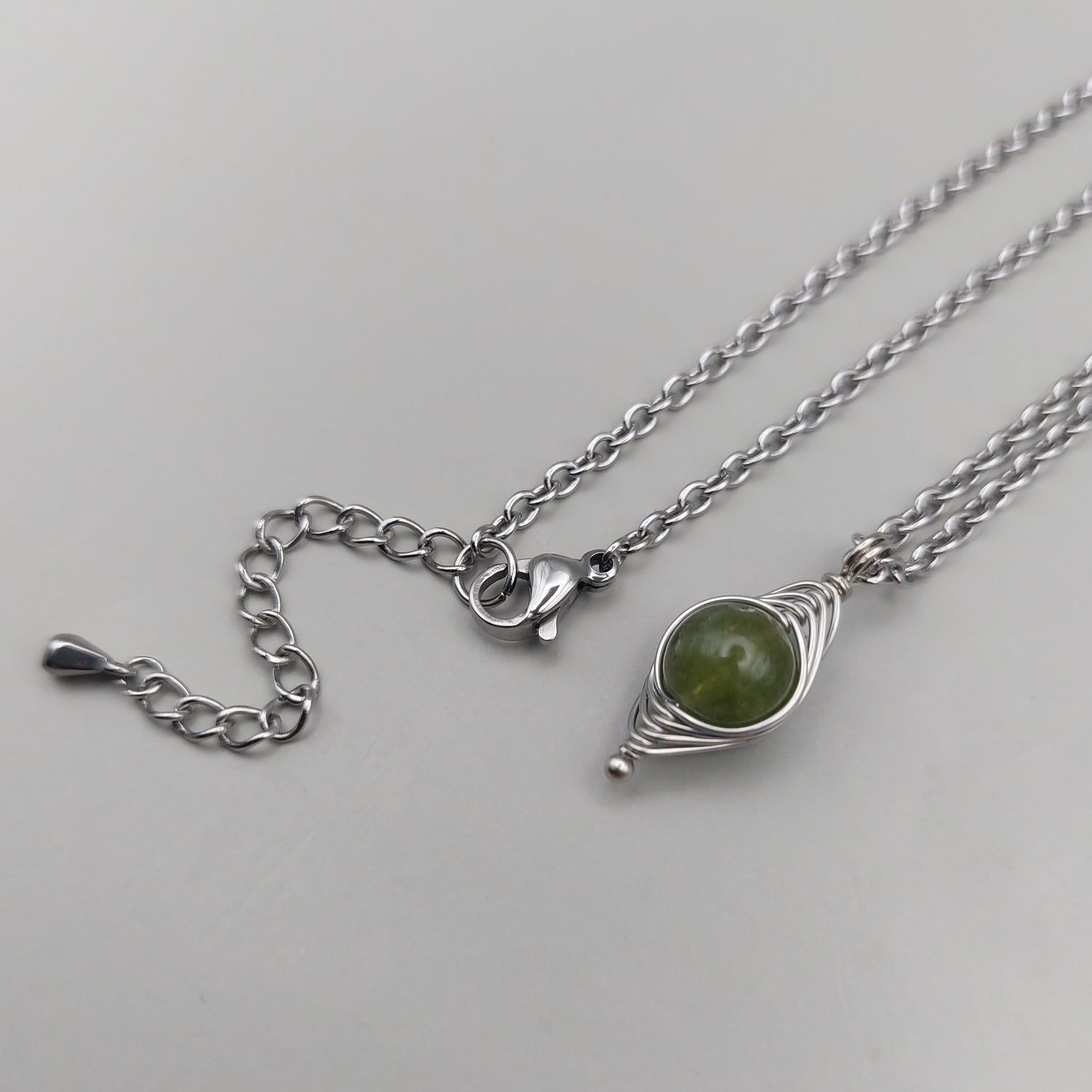 positive pea necklace