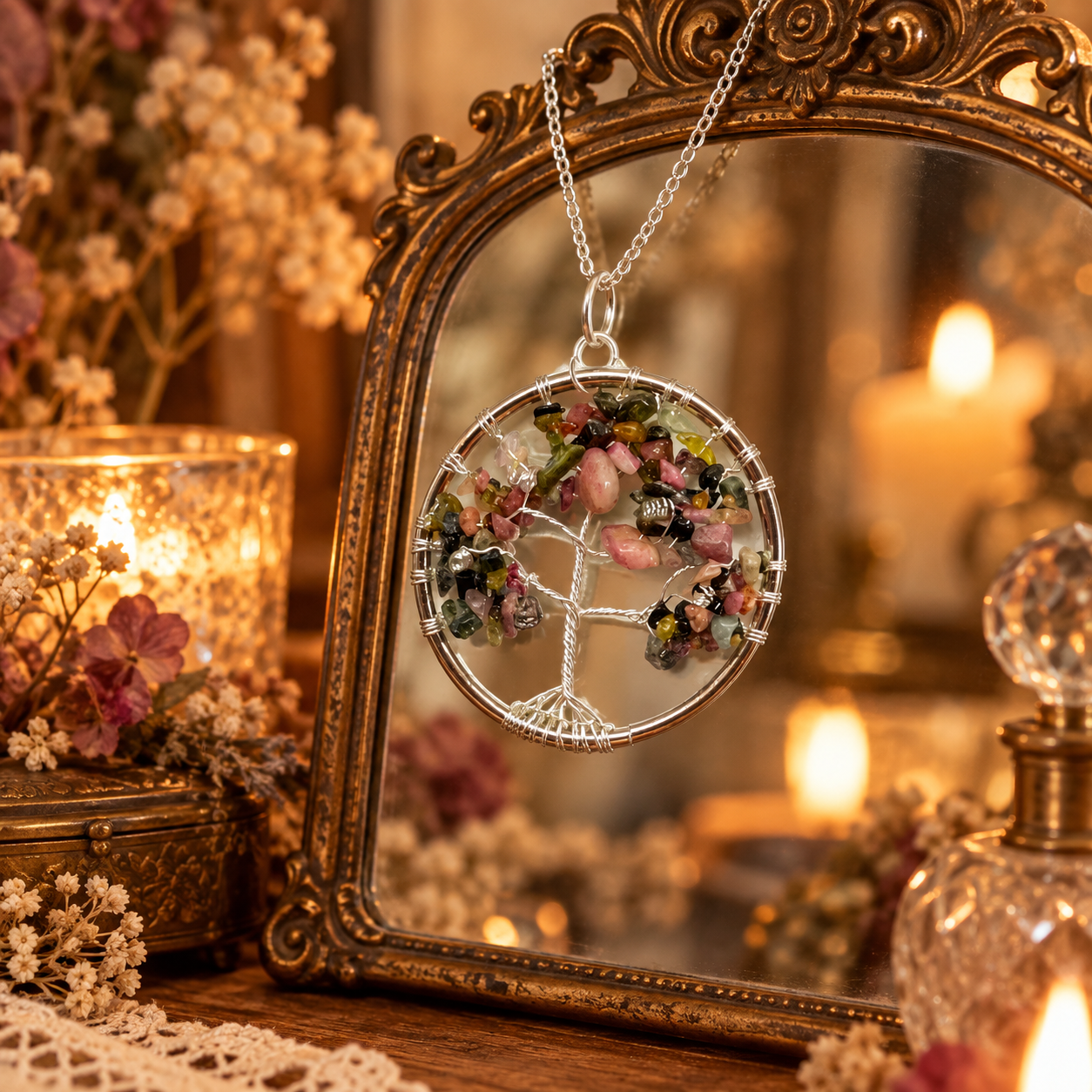 Handmade Tree of Life Pendant – Symbolic Jewellery Gift