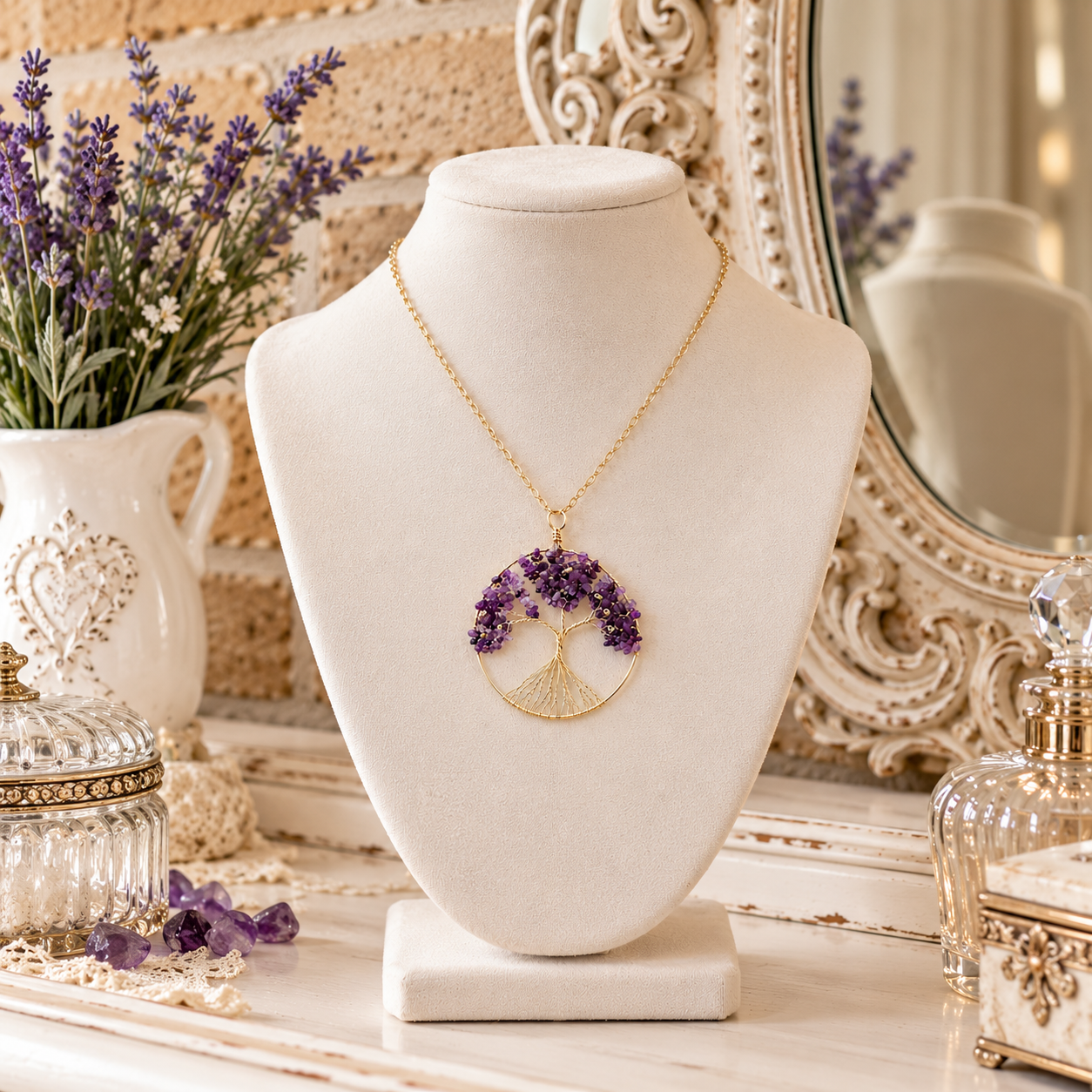 Handmade Tree of Life Pendant – Symbolic Jewellery Gift