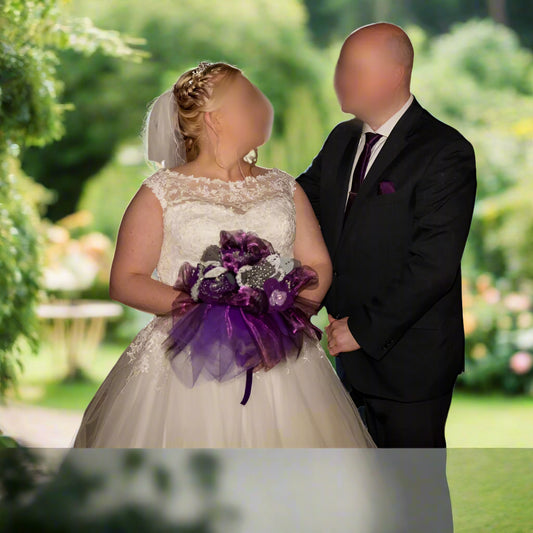 artificial bridal bouquet