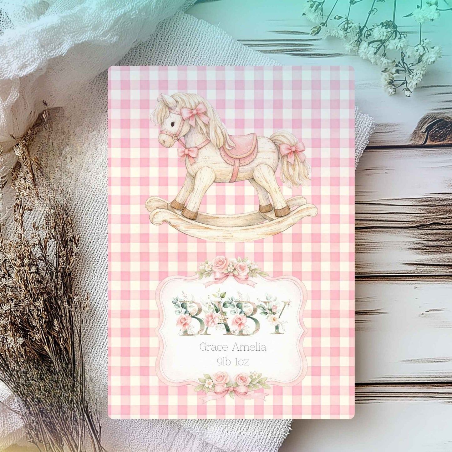 Baby Girl Arrival Card – Celebrate The New Little Princess