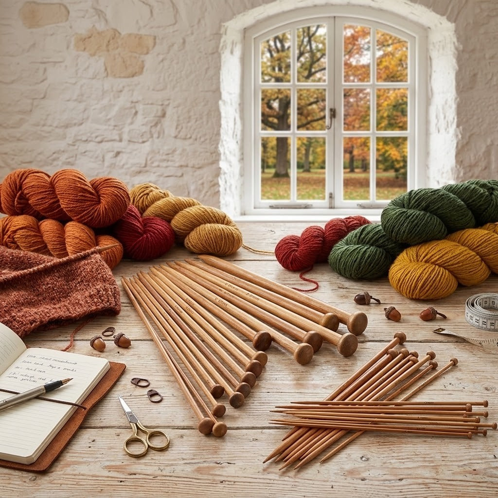 Handmade Bamboo Knitting Needles – Eco-Friendly Tools