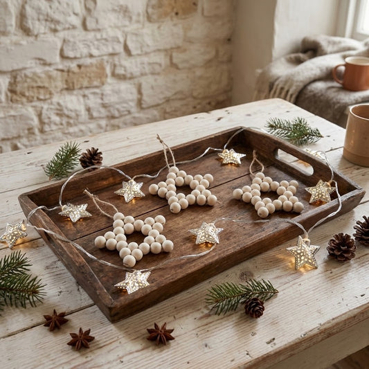 Handmade Beaded Star Decorations – Festive Ornaments