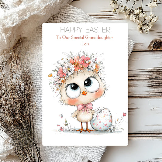 Beautiful Easter Card – Elegant Spring Greeting for Loved Ones