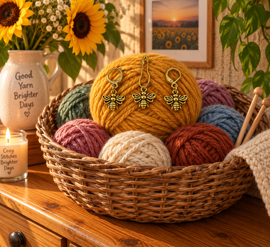 Handmade Stitch Markers – Crochet Accessories Set