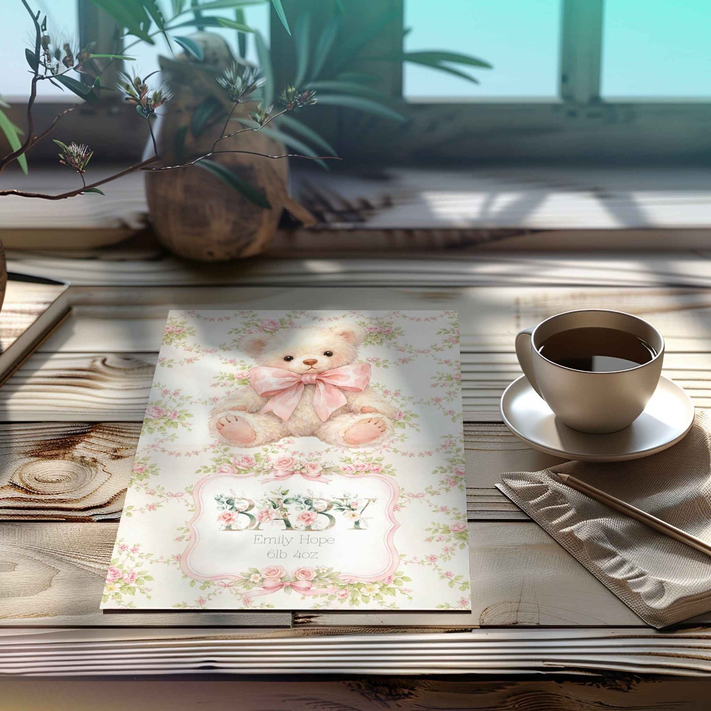 New Baby Birth Card – Celebrate the Joy of New Beginnings
