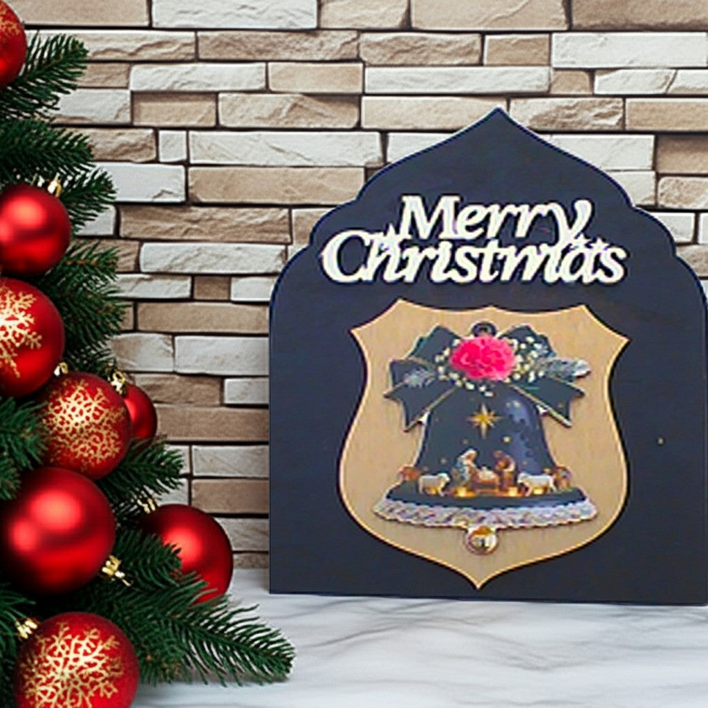 Beautiful Bethlehem Wooden Plaque - Celebrate the Season of Hope