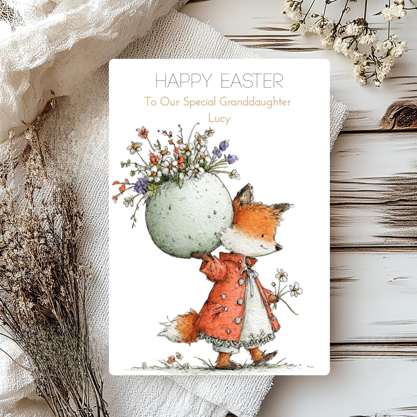 Blank Easter Cards – Handmade Card for Your Message