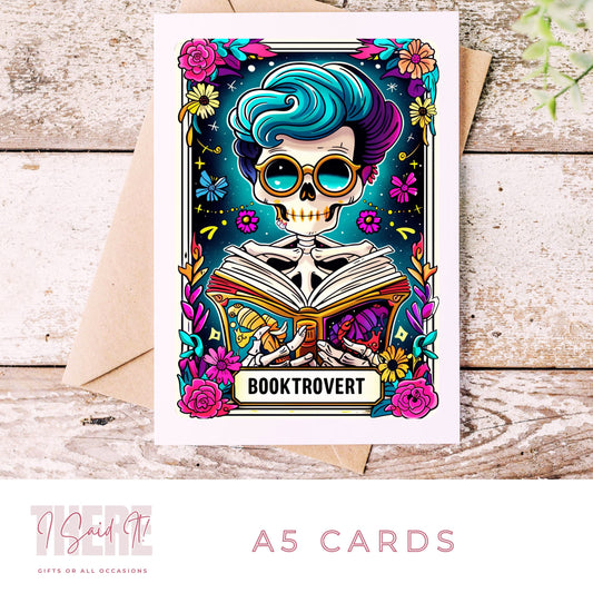 booktrovert birthday card
