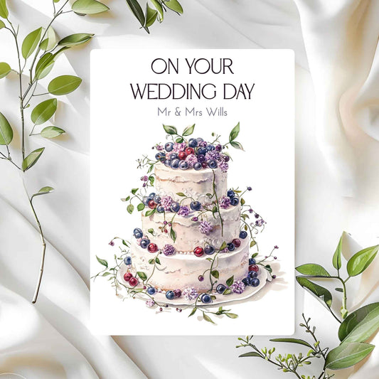 Handmade Card for Newlyweds – Elegant Congratulations for the Happy Couple
