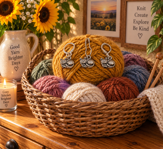 Handmade Stitch Markers – Crochet Accessories Set