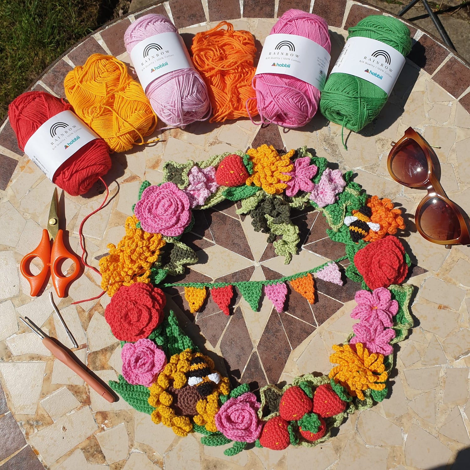 crochet-wreath