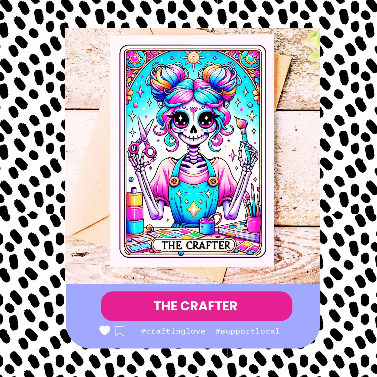 crafter birthday card