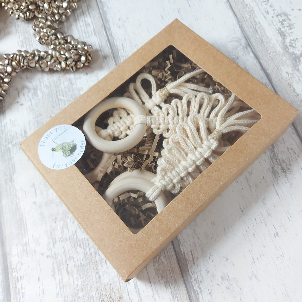 Macrame Christmas Tree Napkin Rings – Festive Table Decor