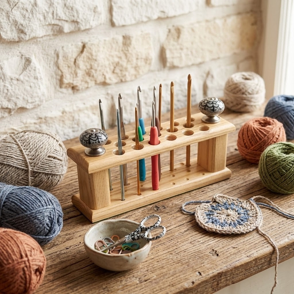 Handmade Crochet Hook Stand – Organiser Gift