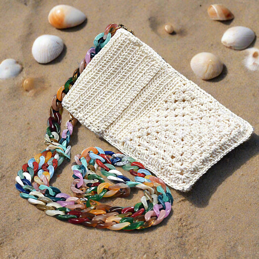 crochet phone bag