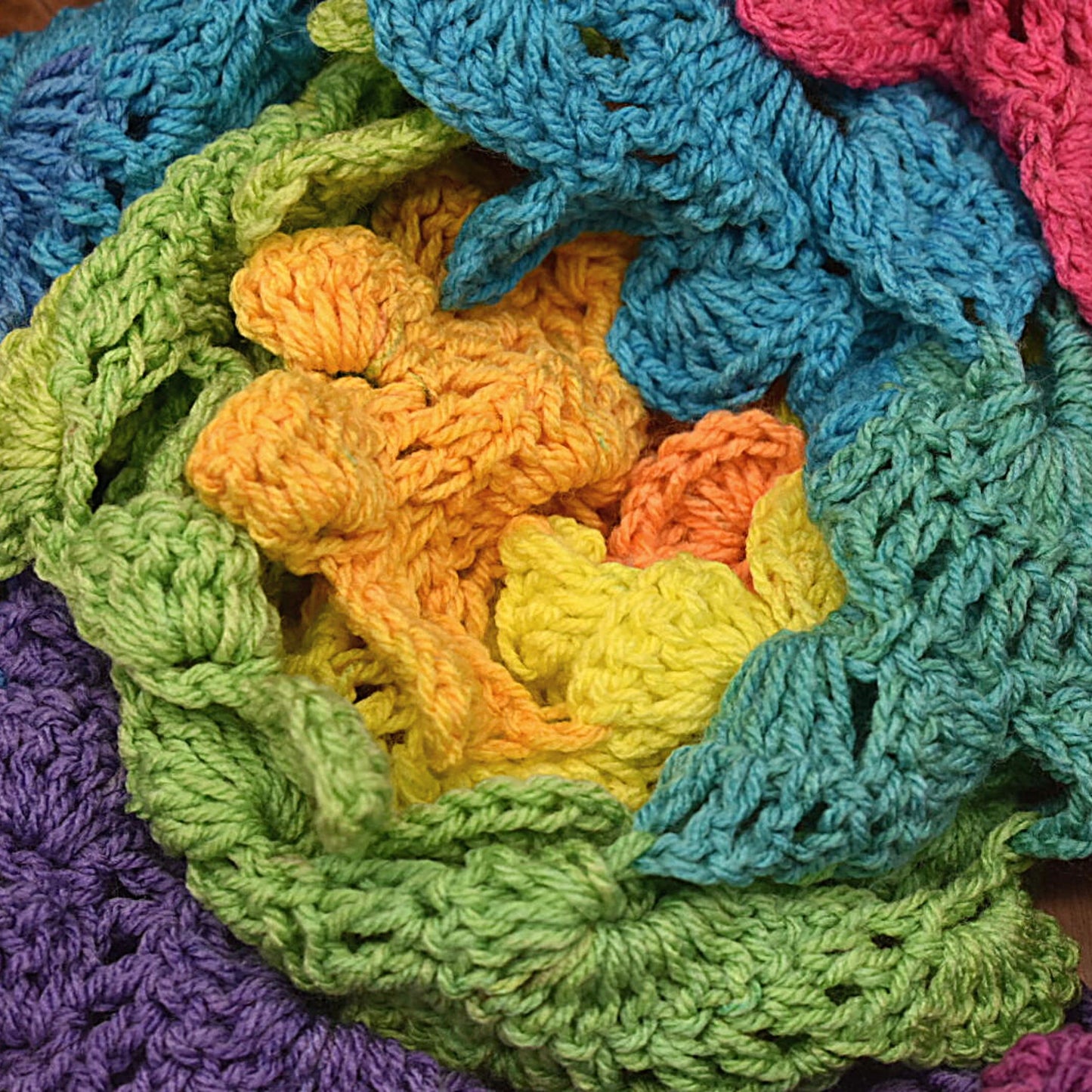 rainbow scarf