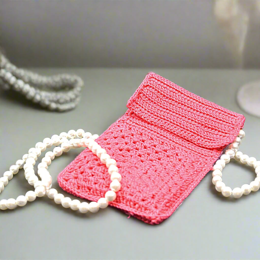 crochet phone pouch