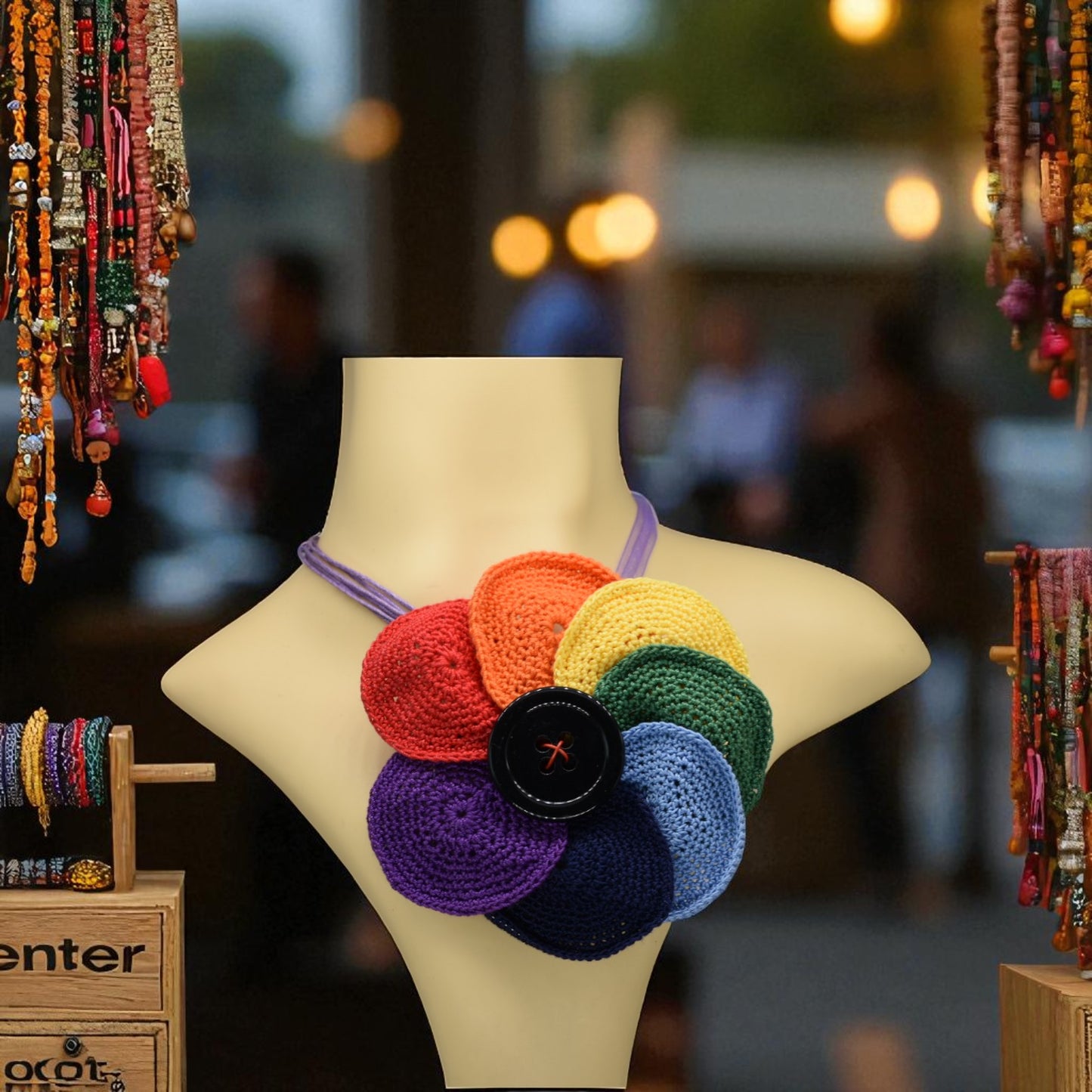 rainbow necklace