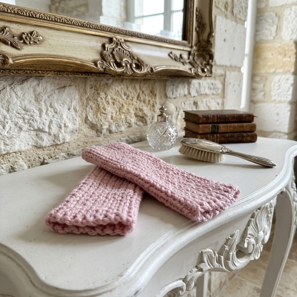 Handmade Wool Fingerless Gloves – Christmas Gift for Winter Warmth