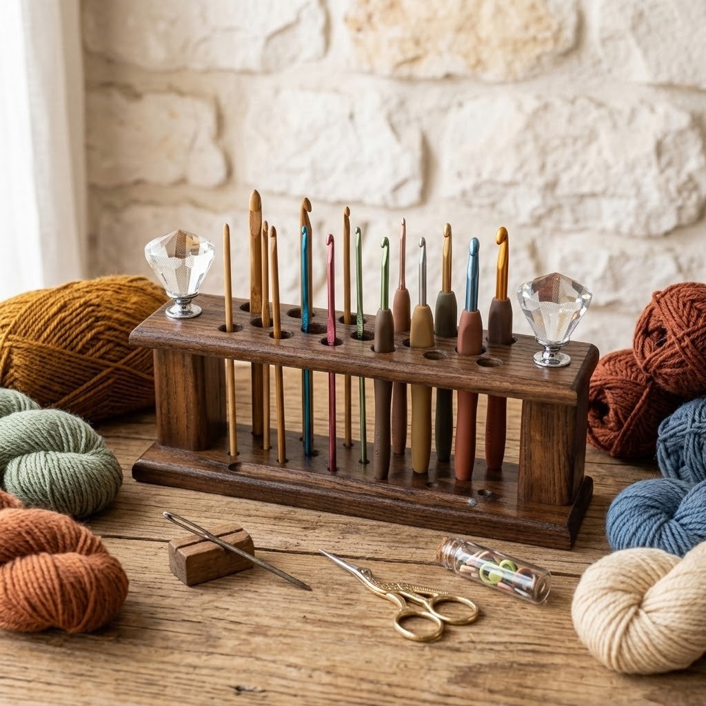 Handmade Crochet Hook Stand – Organiser Gift