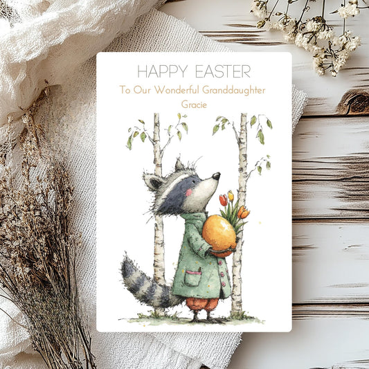 Personalised Easter Sunday Card for Granddaughter