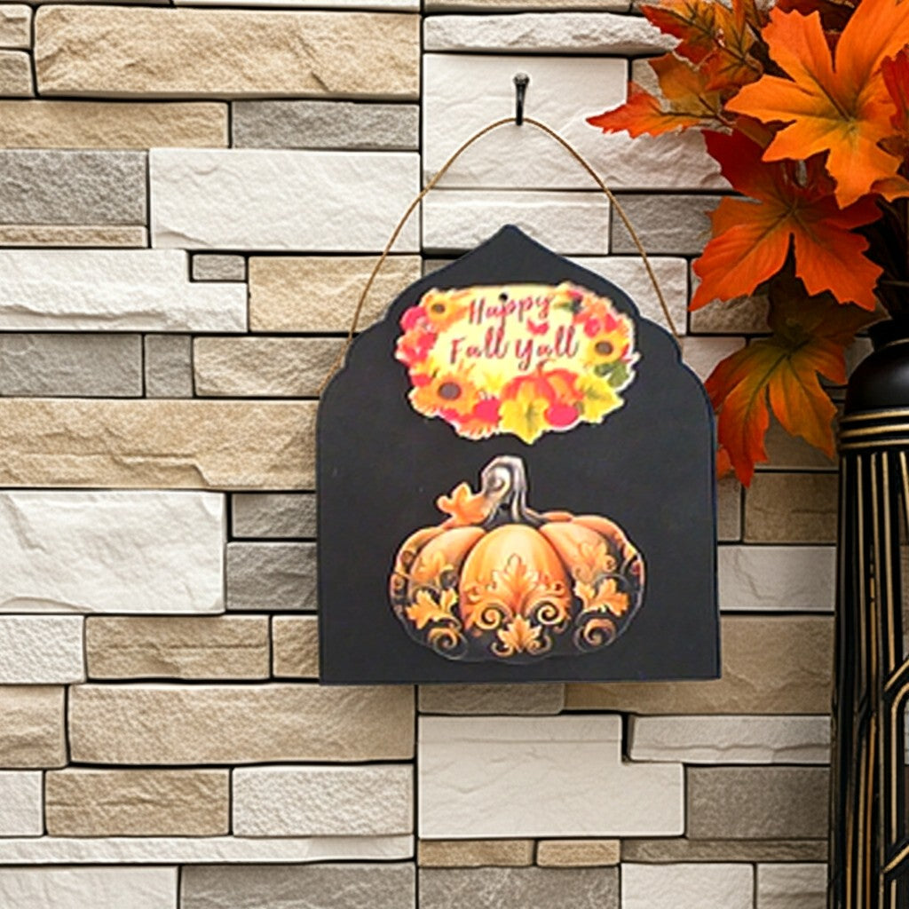 Spooktacular Halloween Wooden Plaque - Perfect Home Decor for the Season