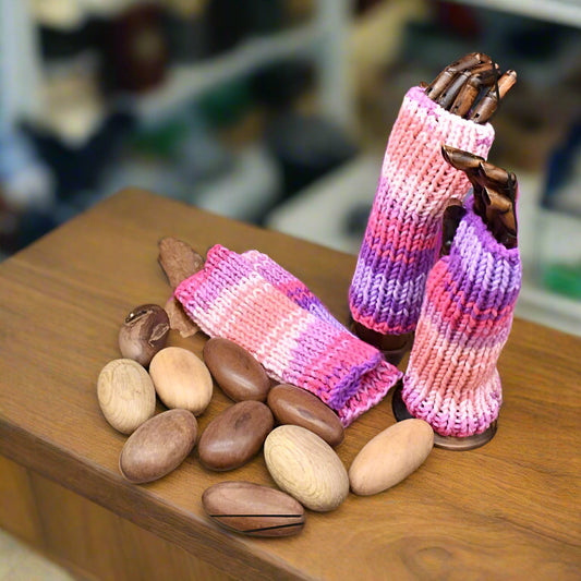 long fingerless gloves