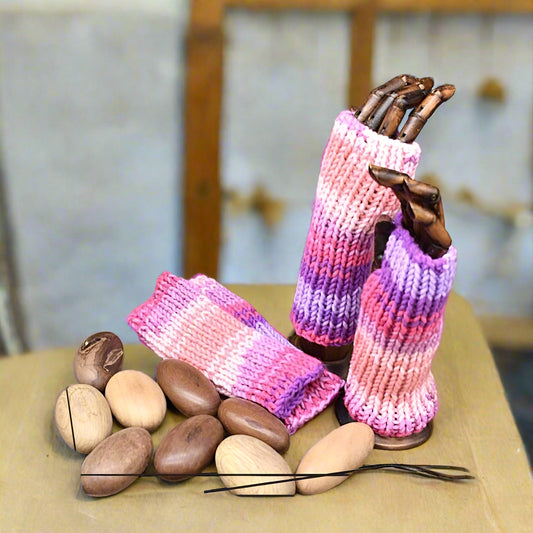 long fingerless gloves