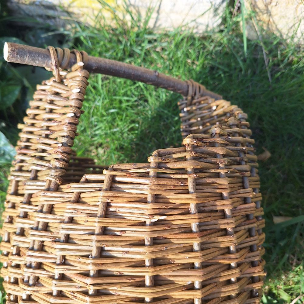 Handmade Willow Foragers Basket – Rustic Christmas Gift