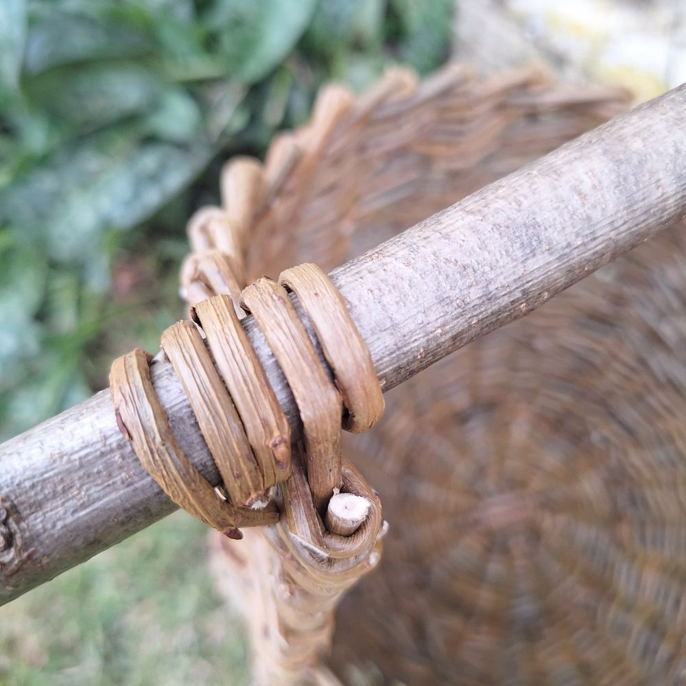 Handmade Willow Foragers Basket – Rustic Christmas Gift
