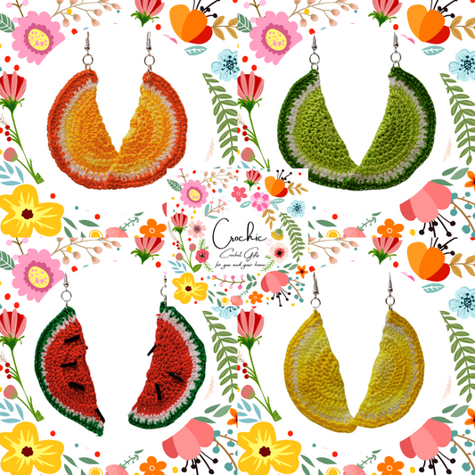 fruit earrings