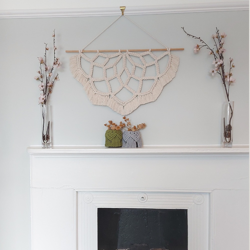 Handmade Half Mandala Wall Hanging – Christmas Gift