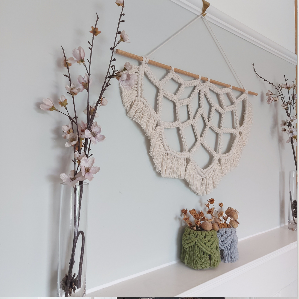 Handmade Half Mandala Wall Hanging – Christmas Gift