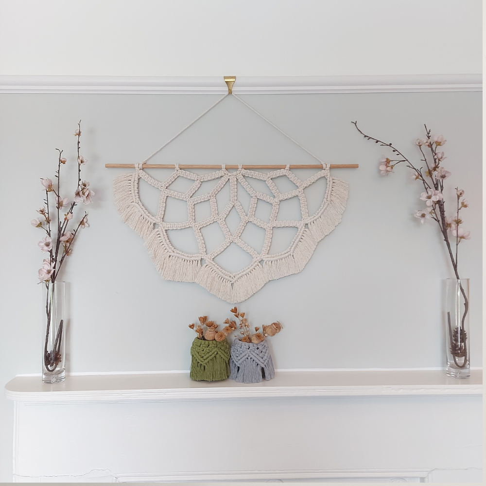 Handmade Half Mandala Wall Hanging – Christmas Gift