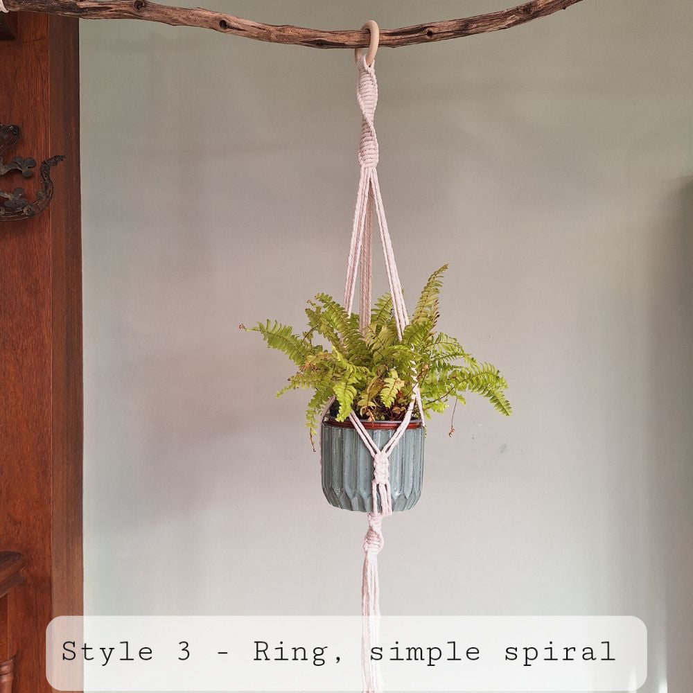 Handcrafted Macrame Plant Hanger – Modern Boho Decor