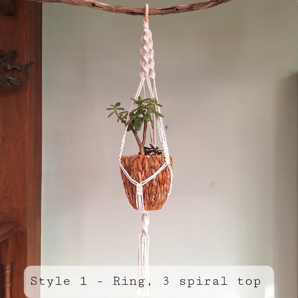 Handcrafted Macrame Plant Hanger – Modern Boho Decor