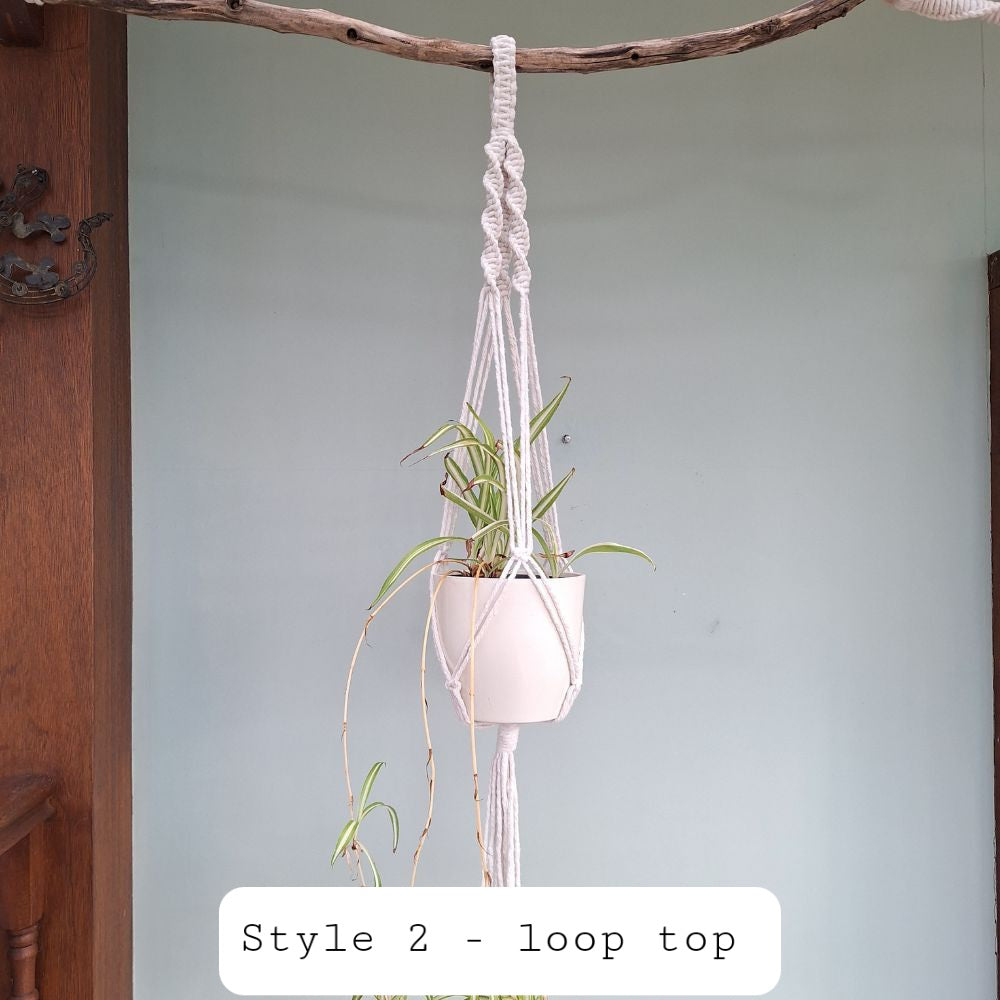 Handcrafted Macrame Plant Hanger – Modern Boho Decor