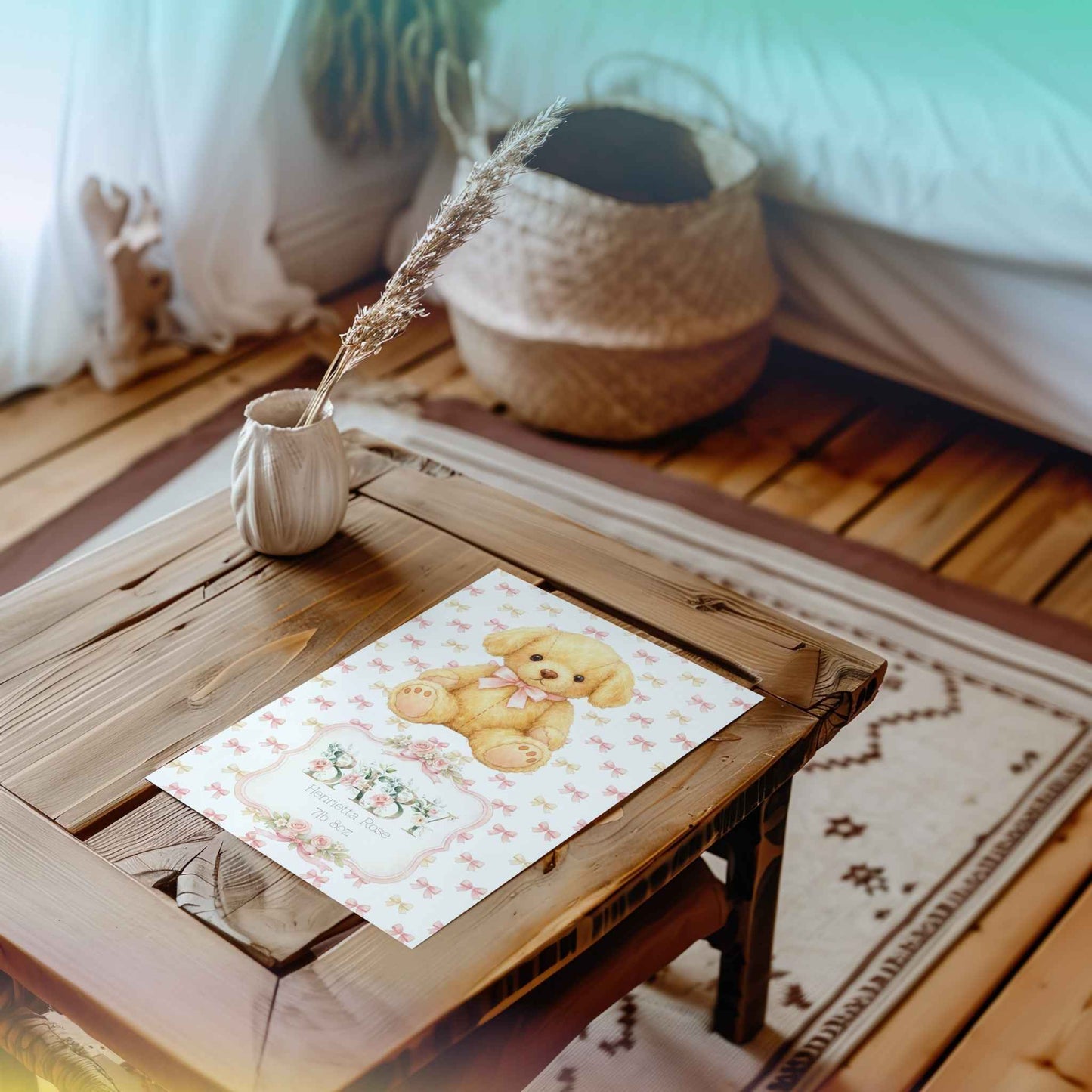 Personalised Birth Card – Celebrate New Arrivals with Custom Touch