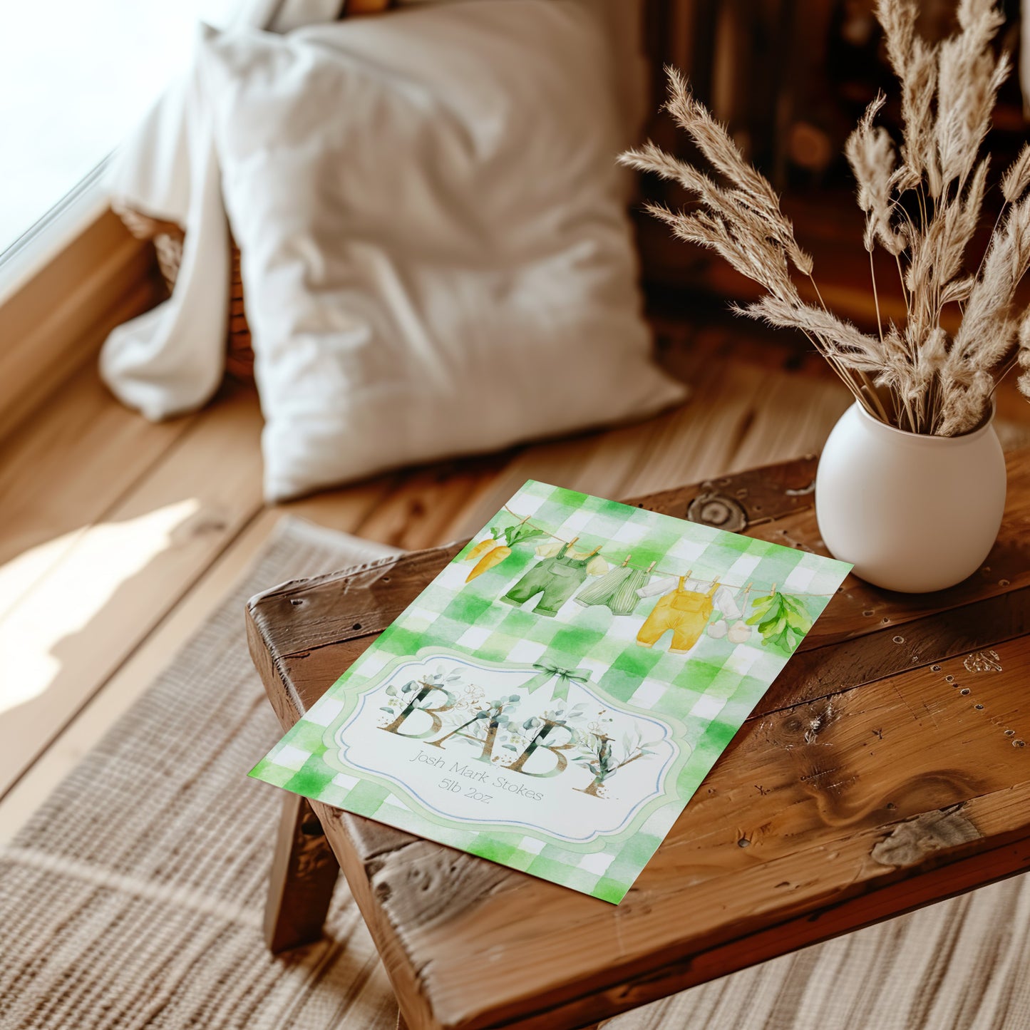 Unique Personalised Baby Card - Make Lasting Memories