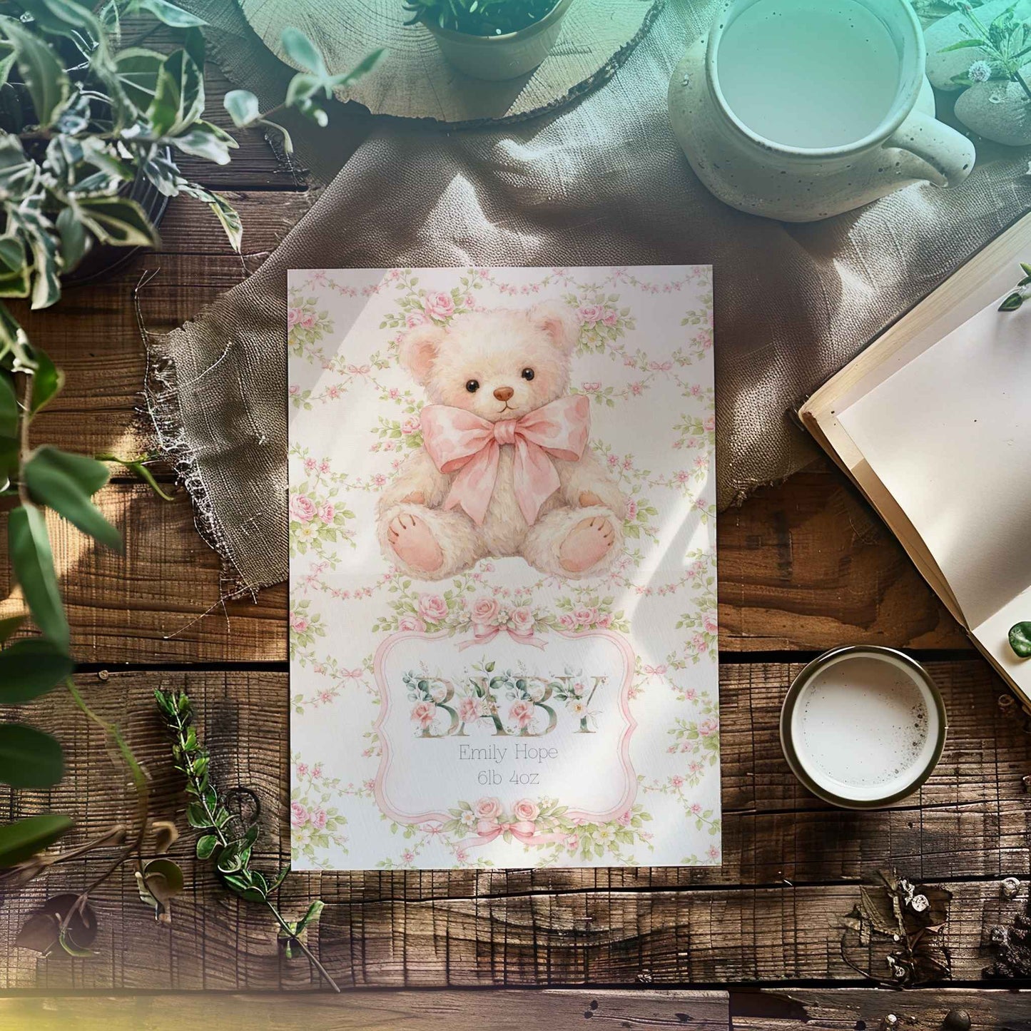 New Baby Birth Card – Celebrate the Joy of New Beginnings