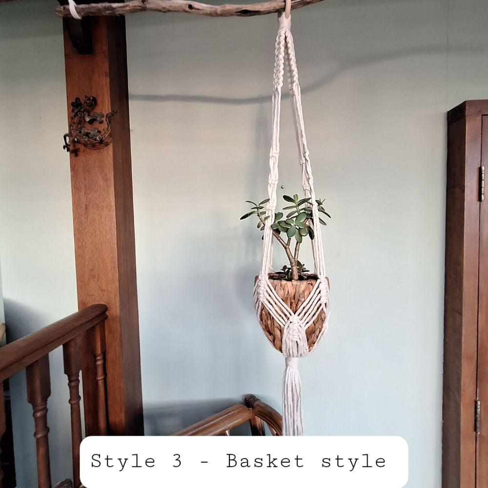 Handmade Macrame Plant Hanger – Christmas Gift for Her