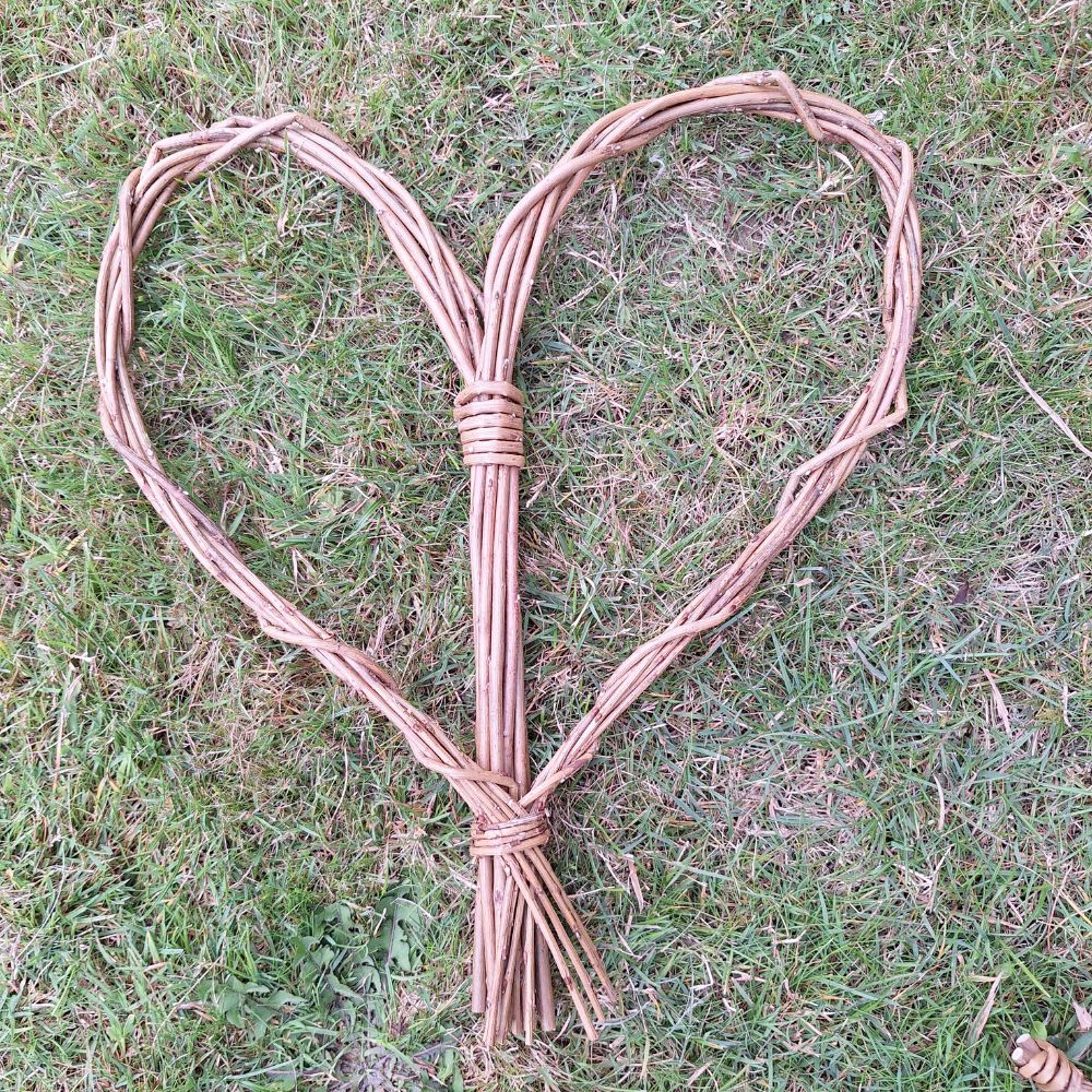 Handmade Willow Heart – Rustic Woven Home Decor