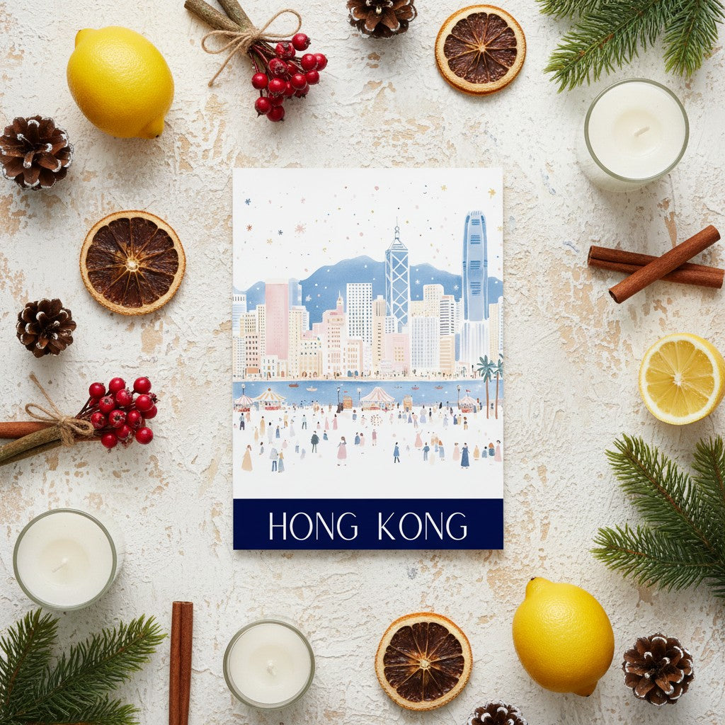 Hong Kong Christmas Card – Celebrate the Christmas Season