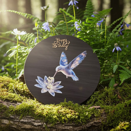 Charming Hummingbird Wall Plaque - Perfect Decor for Nature Lovers
