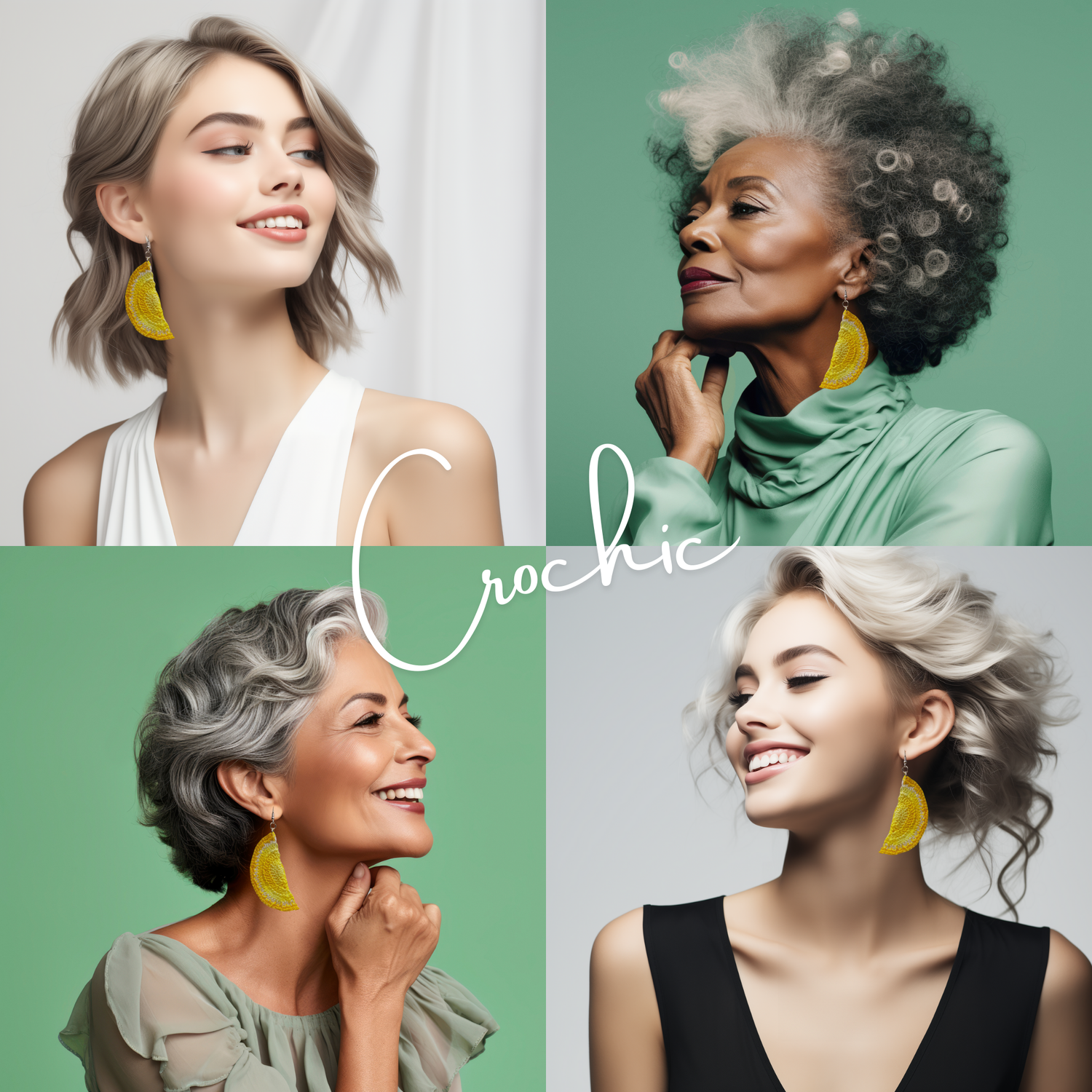 yellow earrings