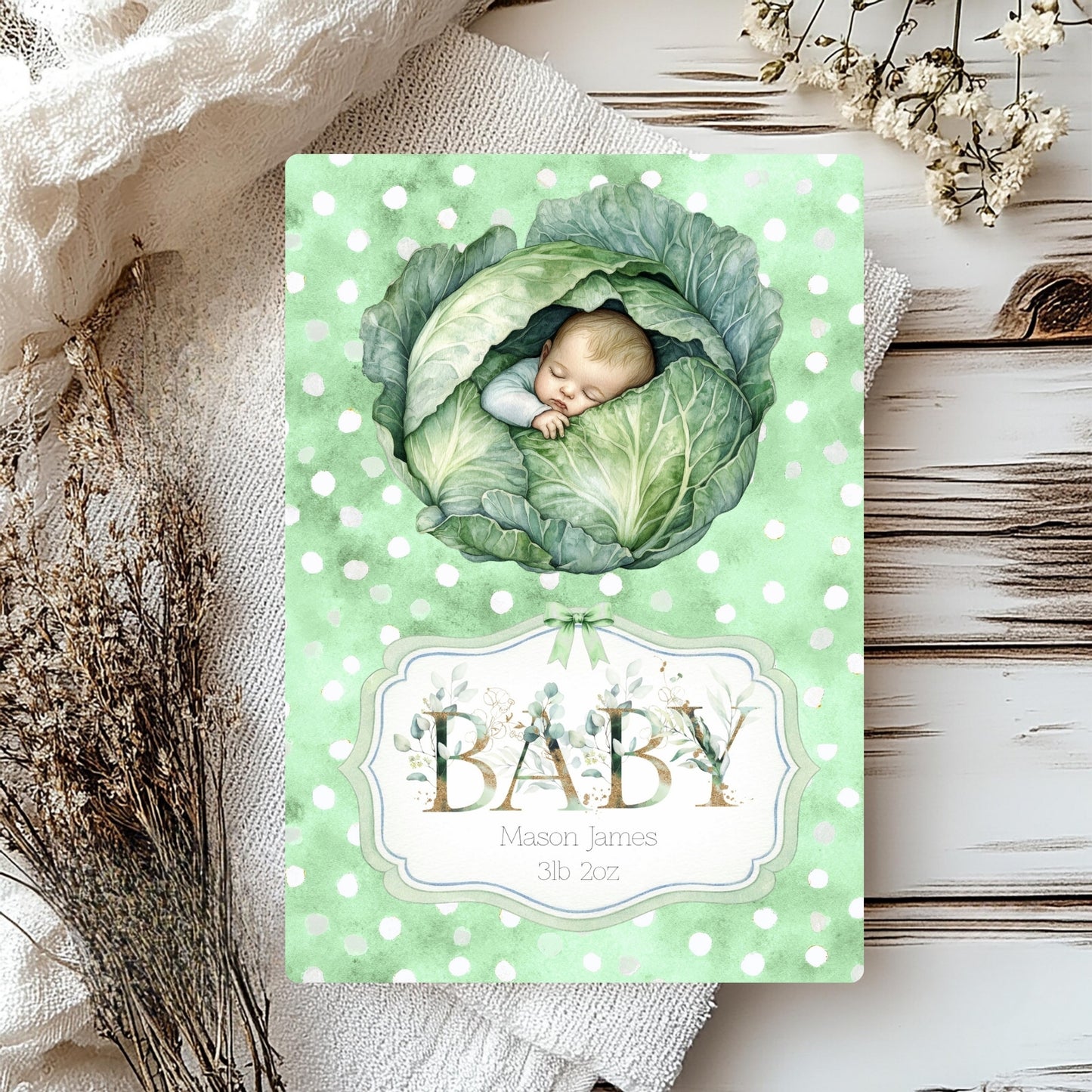 Little Sprout Newborn Baby Card - Celebrate Your New Arrival with Love